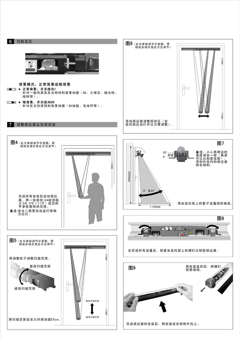 自动门移动式安全光幕